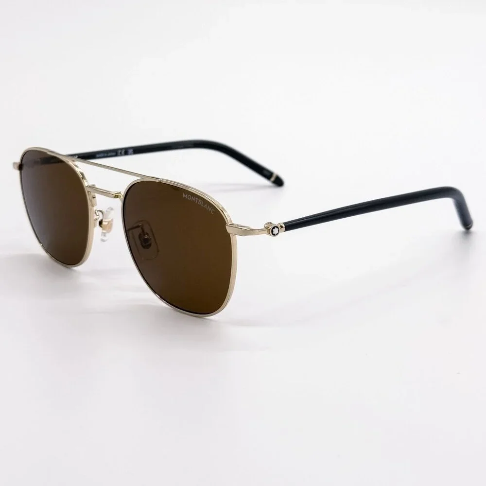 NEW MONTBLANC SUNGLASSES MEN BLACK/BROWN MB0271S 004 EYEWEAR MONTBLANC